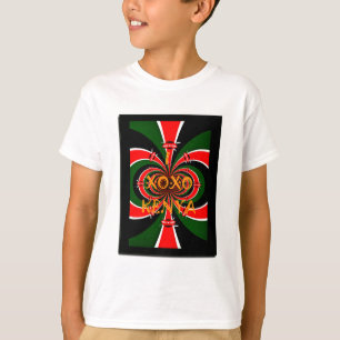 T-shirt Drapeau Kenya d'inspiration africaine - Art Abstra