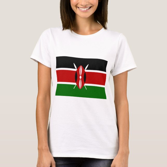 T-shirt Drapeau kényan (Kenya) (Devant)