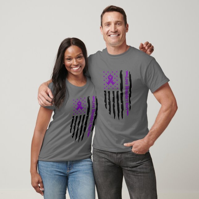 T-shirt Drapeau 'L'amour ne fait pas mal' (Unisexe)