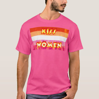 T-shirt drapeau lesbien agressif