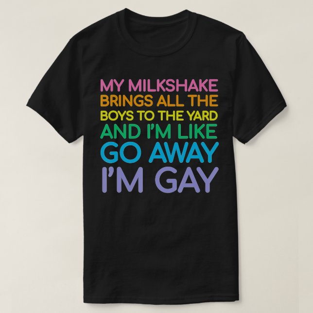 T-shirt Drapeau lesbien gay pride arc-en-ciel LGB Funny Qu (Design devant)