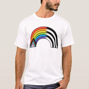 T-shirt Drapeau LGBT Ally Drapeau Progrès Fierté Drapeau D