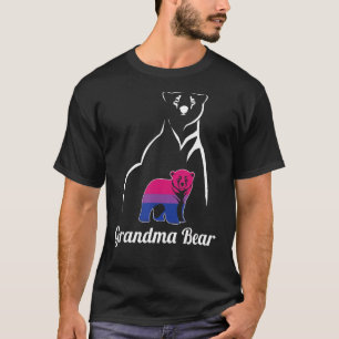 T-shirt Drapeau Lgbt Bisexual Grandma Bear Bi Pride