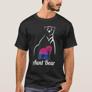 T-shirt Drapeau Lgbt Bisexual Tante Bear Bi Pride