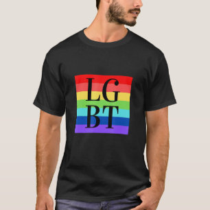 T-shirt Drapeau Lgbt Gay pride transgenre lesbienne Bisexu