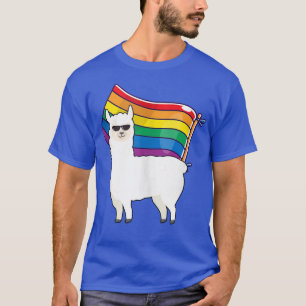 T-shirt Drapeau LGBT Llama Gay Lesbian Resist Hommes Cadea