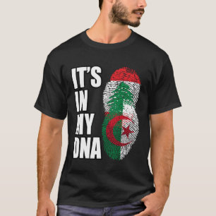 T-shirt Drapeau Libanais Et Algériens Du Patrimoine De L'A