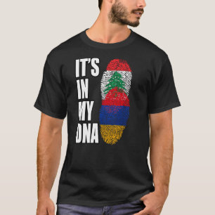 T-shirt Drapeau Libanais Et Arméniens Du Patrimoine De L'A