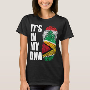 T-shirt Drapeau Libanais Et Guyanais Du Patrimoine De L'AD