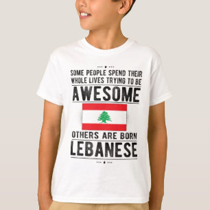 T-shirt Drapeau libanais Patrimoine libanais Racines liban