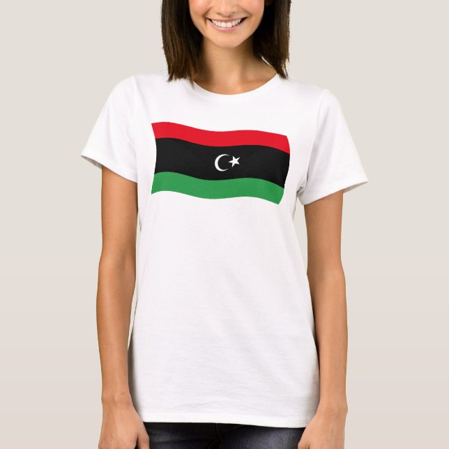 T-shirt Drapeau libyen (Devant)