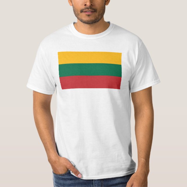 T-shirt Drapeau Lituanie (Devant)