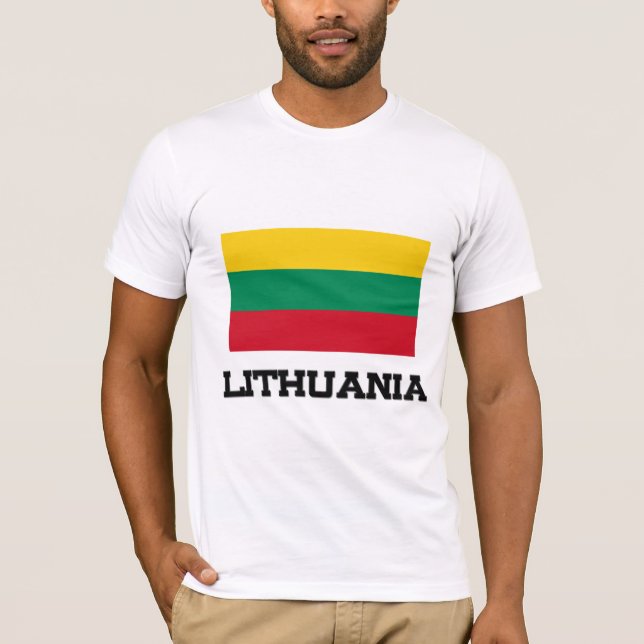 T-shirt Drapeau Lituanie (Devant)