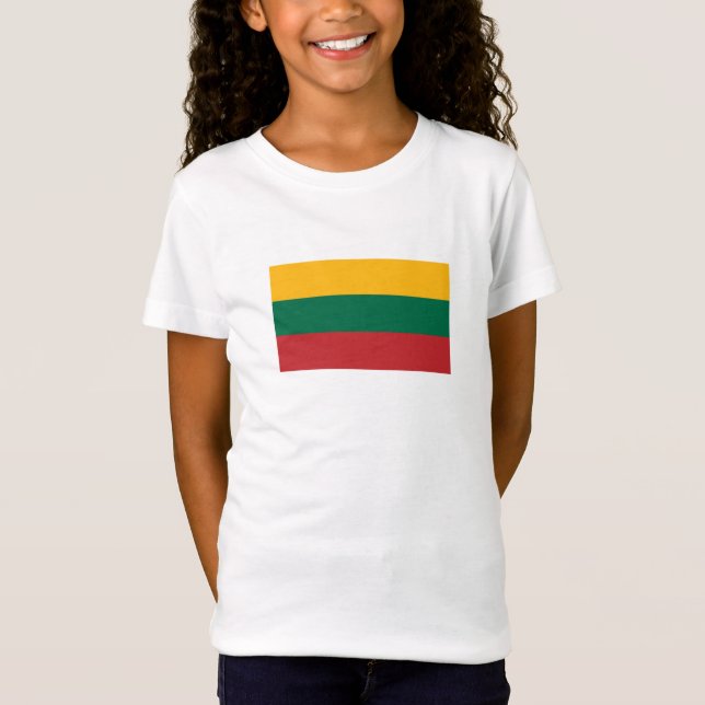T-Shirt Drapeau Lituanie (Devant)