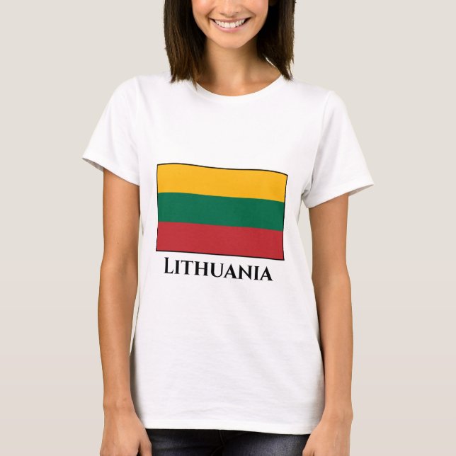 T-shirt Drapeau lituanien (Devant)