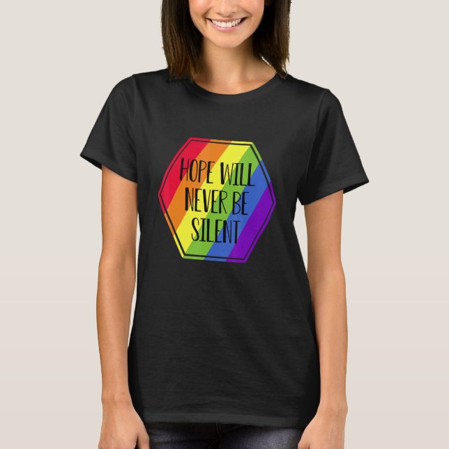 T-shirt Drapeau Lqbtq Gay Arc-en-ciel Fierté Bisexual Gay  (Devant)