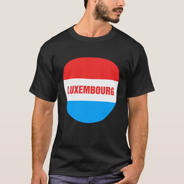 T-shirt Drapeau Luxembourg (Devant)