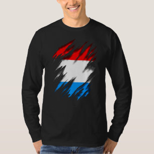 T-shirt Drapeau Luxembourg