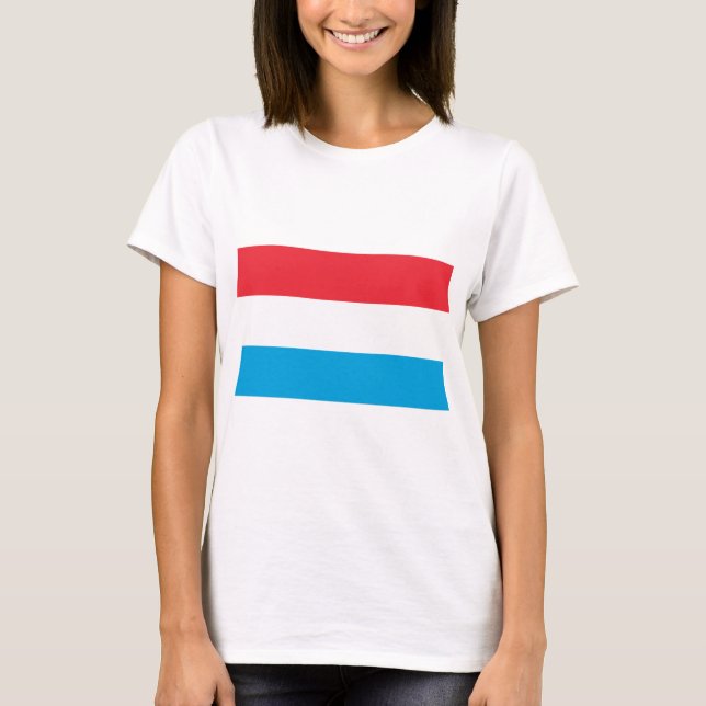 T-shirt Drapeau Luxembourg (Devant)