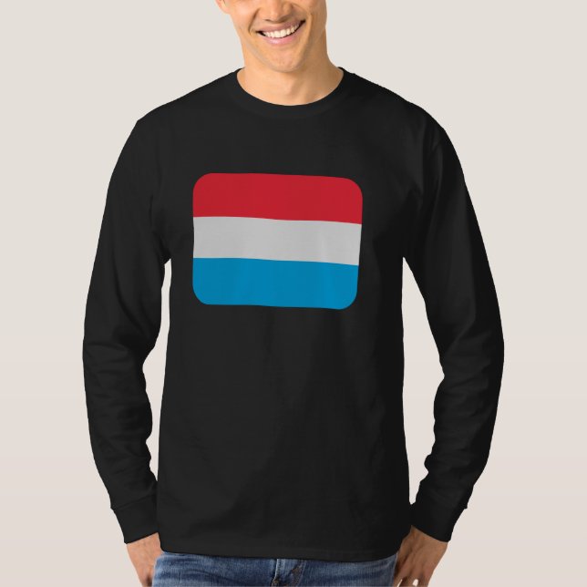 T-shirt Drapeau Luxembourg (Devant)