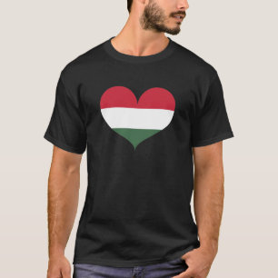 T-shirt Drapeau Magyarország - Hongrie