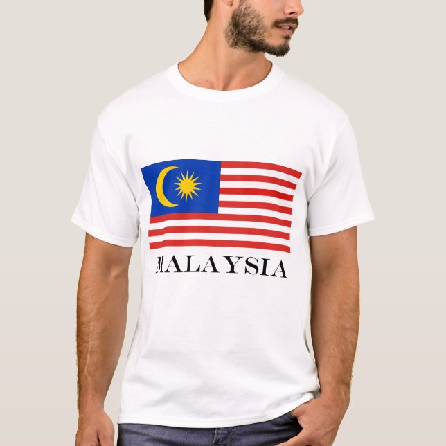 T-shirt Drapeau malais de Malaisie Jalur Gemilang (Devant)
