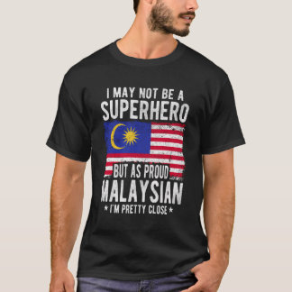 T-shirt Drapeau malaisien Fiers de Malaisie
