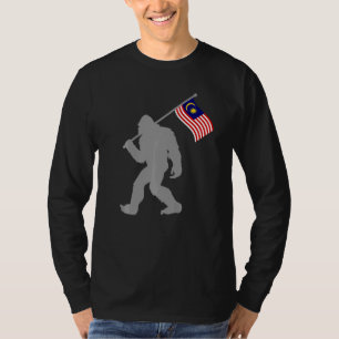 T-shirt Drapeau Malaisien Sur Drapeau Malaisien