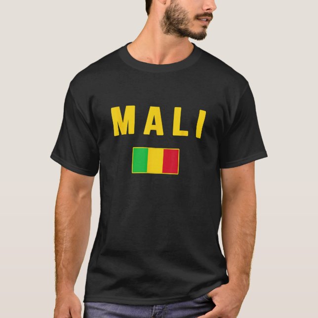 T-shirt Drapeau malien (Devant)