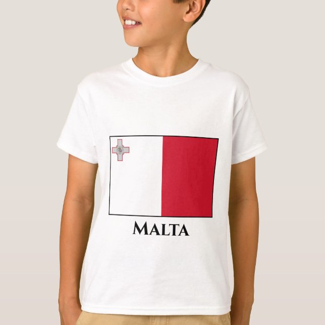 T-shirt Drapeau maltais (Devant)