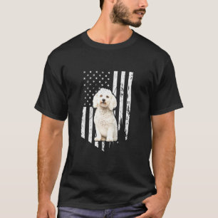 T-shirt Drapeau Maltais Américain Patriotique Maltais Chie