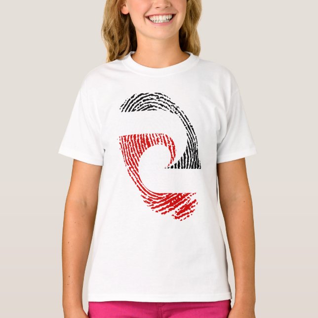 T-shirt Drapeau maori (Devant)
