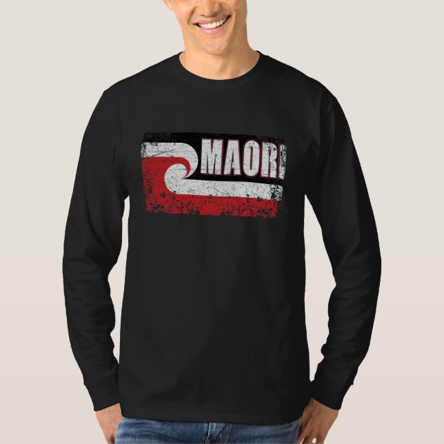 T-shirt Drapeau maori Nouvelle-Zélande (Devant)