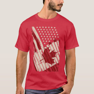 T-shirt Drapeau Maple Leaf Canada