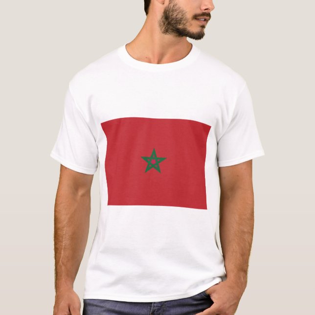 T-shirt Drapeau Maroc (Devant)