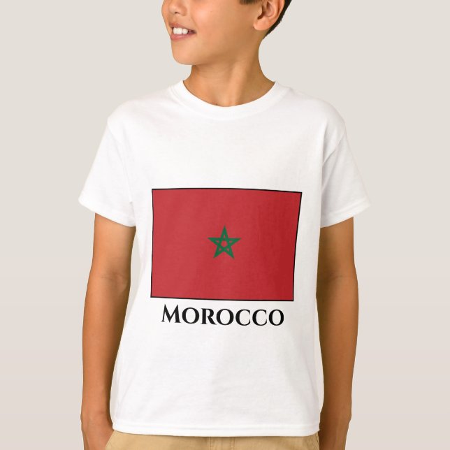 T-shirt Drapeau Maroc (Devant)