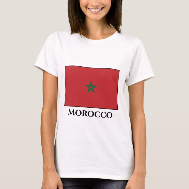 T-shirt Drapeau Maroc (Devant)