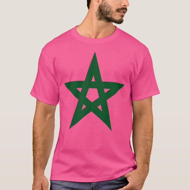 T-shirt Drapeau marocain (Devant)