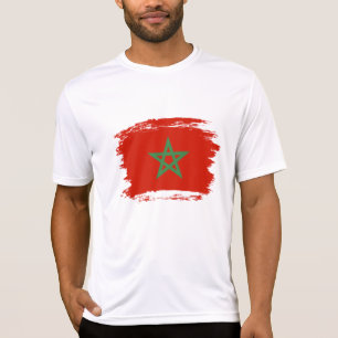 T-shirt drapeau marocain