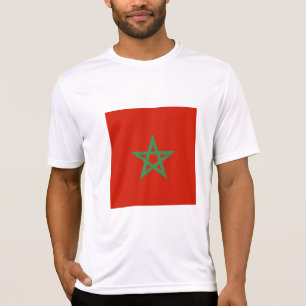 T-shirt drapeau marocain