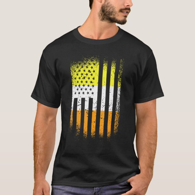 T-shirt Drapeau Maverique Flag Pride Lgbtq Usa Pride (Devant)