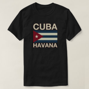 T-shirt Drapeau merveilleux du Cuba La Havane