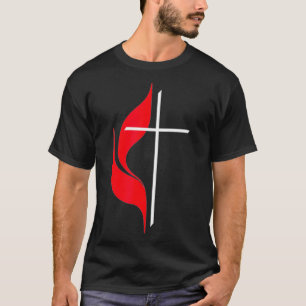 T-shirt Drapeau méthodiste méthodiste méthodiste protes