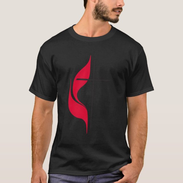 T-shirt Drapeau méthodiste méthodiste méthodiste protesta (Devant)