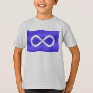 T-shirt Drapeau Metis de l'enfant Metis Chemises Sweatshir