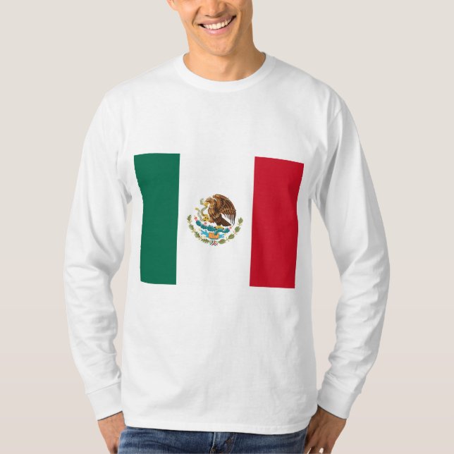 T-shirt Drapeau mexicain (Devant)