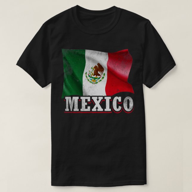 T-shirt Drapeau mexicain (Design devant)