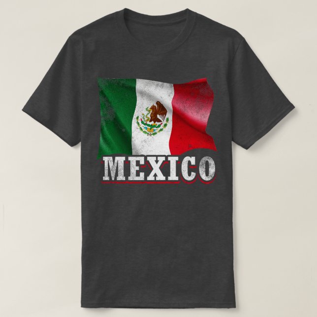 T-shirt Drapeau mexicain (Design devant)