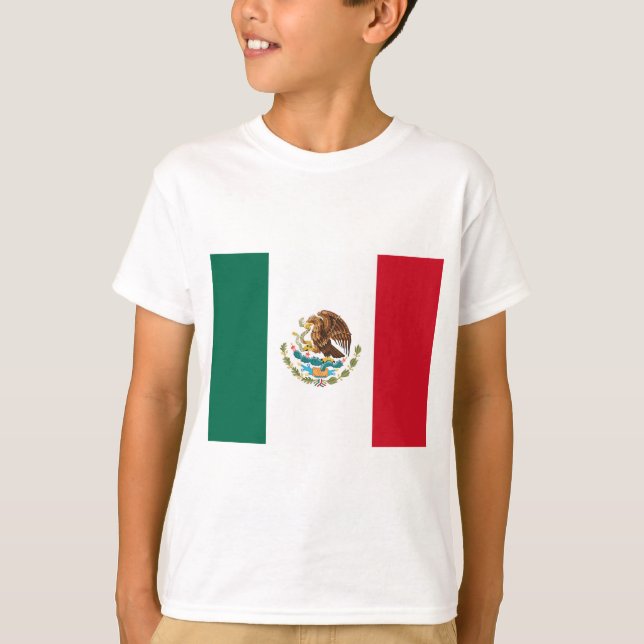 T-shirt Drapeau Mexicain (Devant)