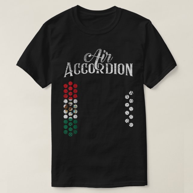 T-shirt Drapeau Mexicain Accordéon Aérien Drapeau Du Mexiq (Design devant)